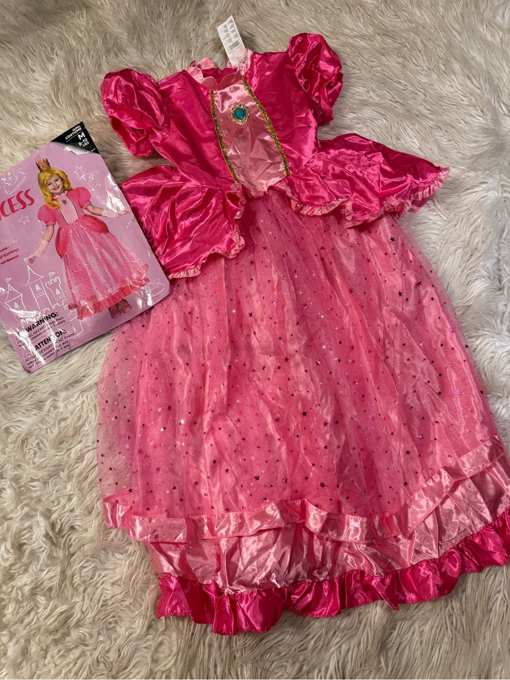 Girls princess peach costume (E8)
